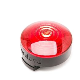 Pet Harness Dog Collar LED Dog Walking Light Night Tracking Navigation Light Anti-lost Supplies (Color: Red)