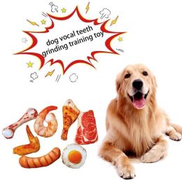 Pet Dog Toys For Small Dogs Funny Simulation Bite Resistant Squeaky Puppy Cat Toy Chew Dogs Toys Pets Products honden speelgoed (Color: as the picture)