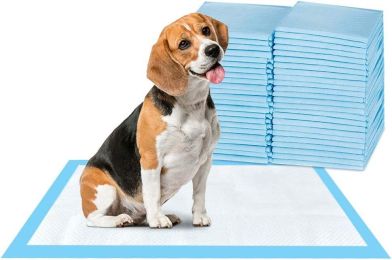 ScratchMe Super-Absorbent Waterproof Dog and Puppy Pet Training Pad; Housebreaking Pet Pad; 40-Count Medium-Size; 23.6''X23.6'' (Color: as Pic)