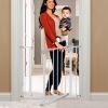 Easy Walk Thru Pet Gate Safety Gate Durability Dog Gate For House; Stairs; Doorways; Fits Openings 29.5" to 32"